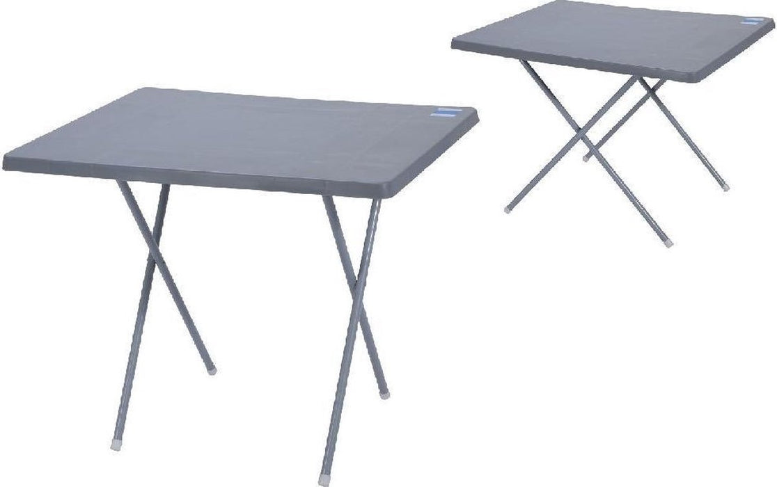 TABLE PLIANTE AVEC PLATEAU EN PLASTIQUE 60X