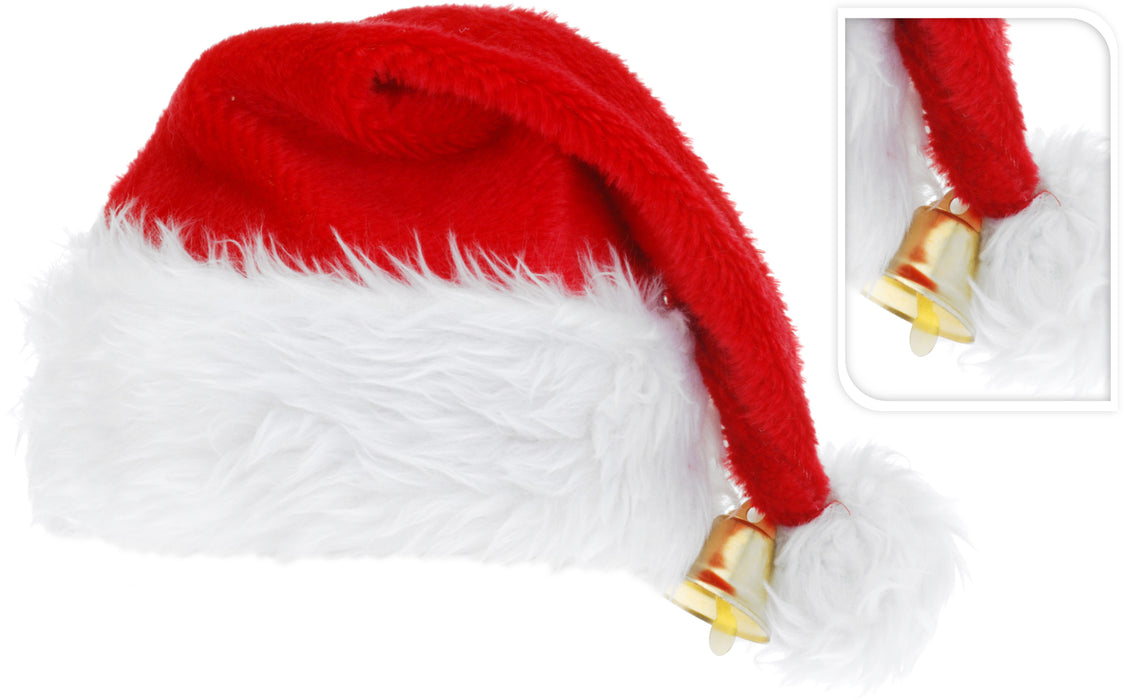 CHAPEAU DE NOËL DELUXE AVEC CLOCHE