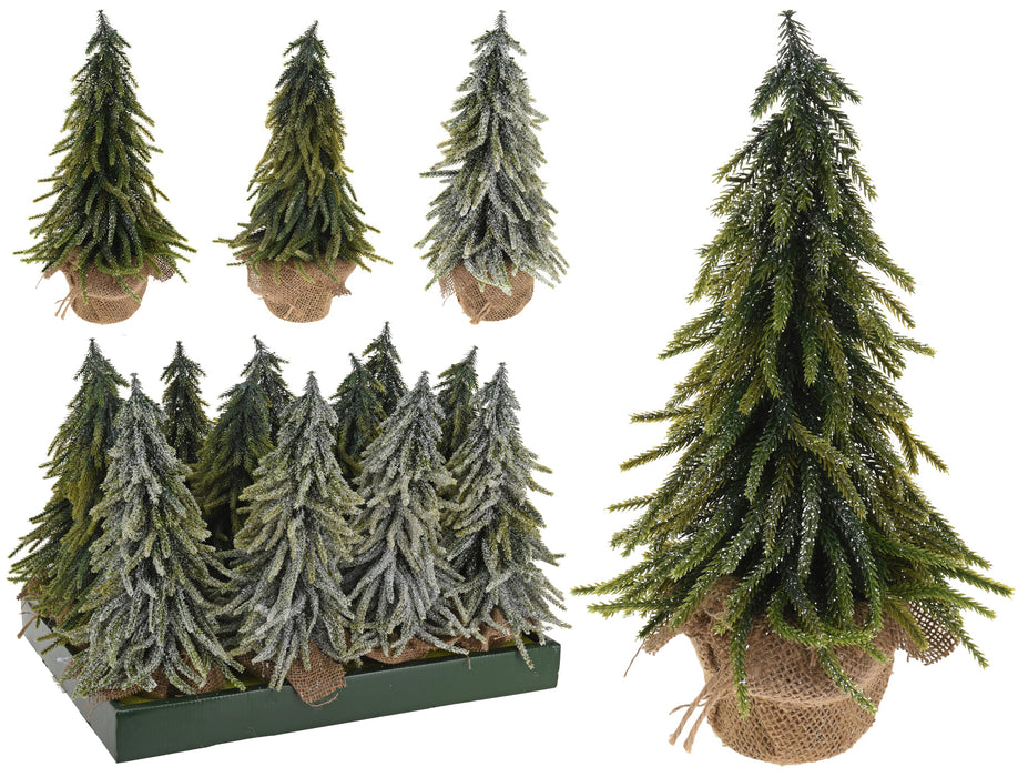 KERSTBOOM 28CM FINISH (PRIJS PER STUK)