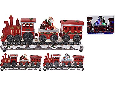 TRAIN LED 39CM NOËL