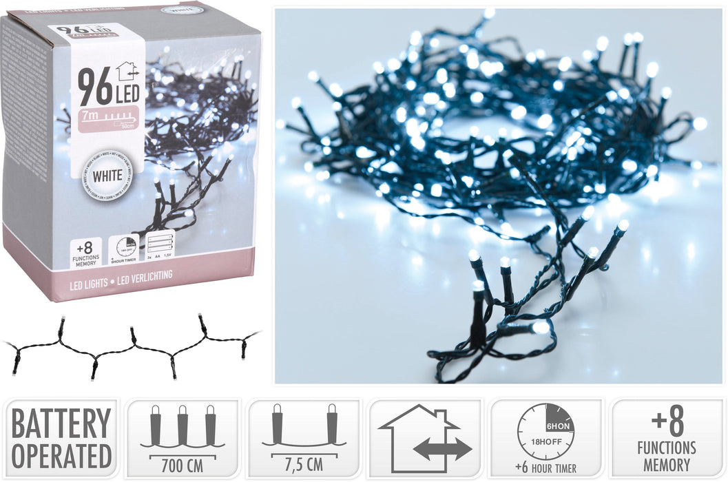 ÉCLAIRAGE LED 96 B/O BLANC EXTÉRIEUR