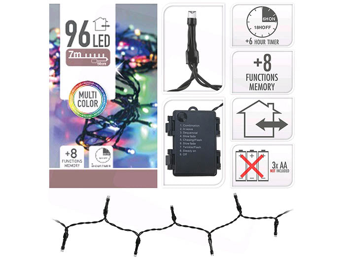 LEDVERLICHTING 96 B/O MULTICOLOR