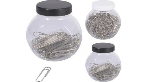 PAPERCLIPS IN PP POT 4ASS