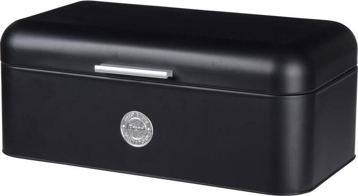 BROODTROMMEL METAAL ZWART