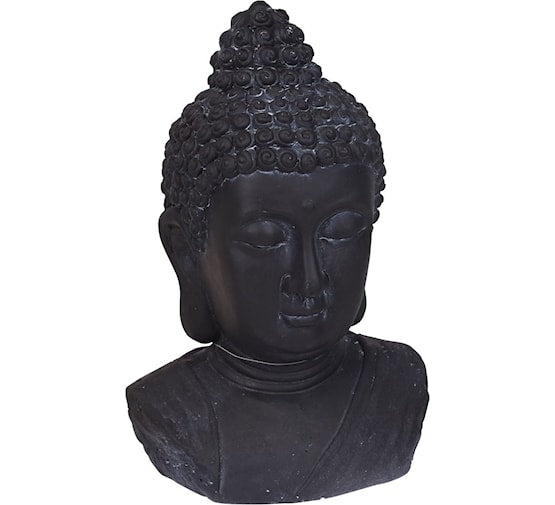 TÊTE DE BOUDDHA 47CM MGO NOIR