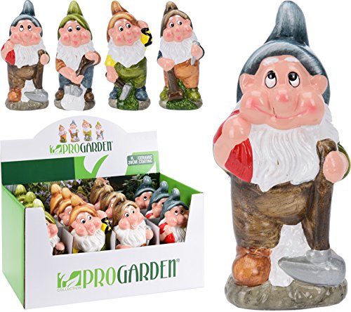 GNOME DE JARDIN 20CM 4ASS