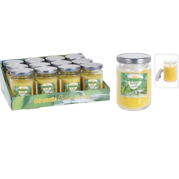 BOUGIE CITRONNELLE EN POT