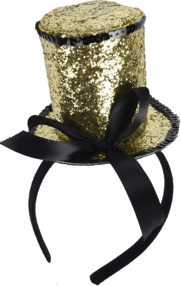 HOEDJE GLITTER MET HAARBAND