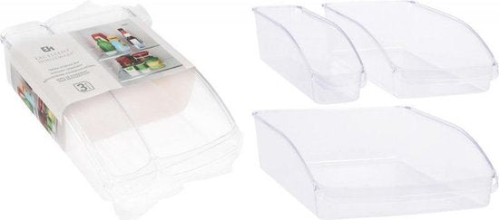 BOÎTE DE RANGEMENT POUR RÉFRIGÉRATEUR PS SET 3PCS