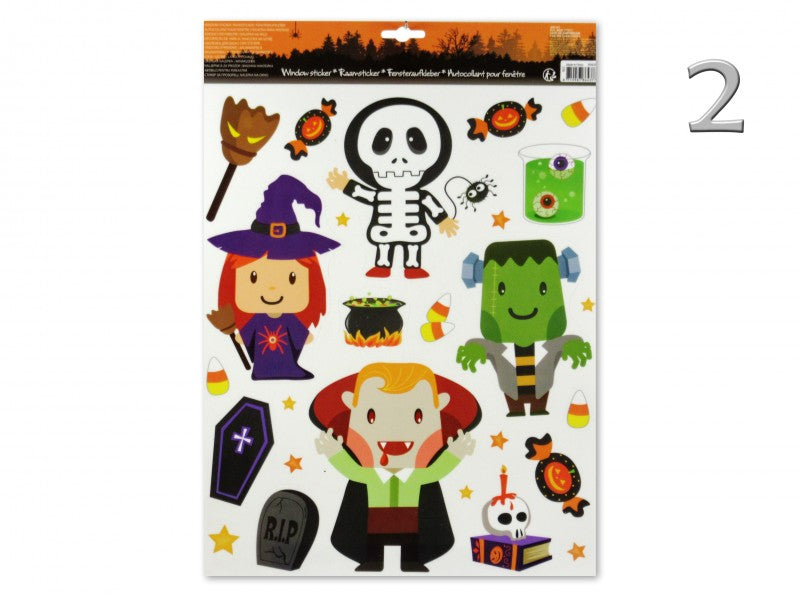 RAAMSTICKER 30X42CM  4ASS