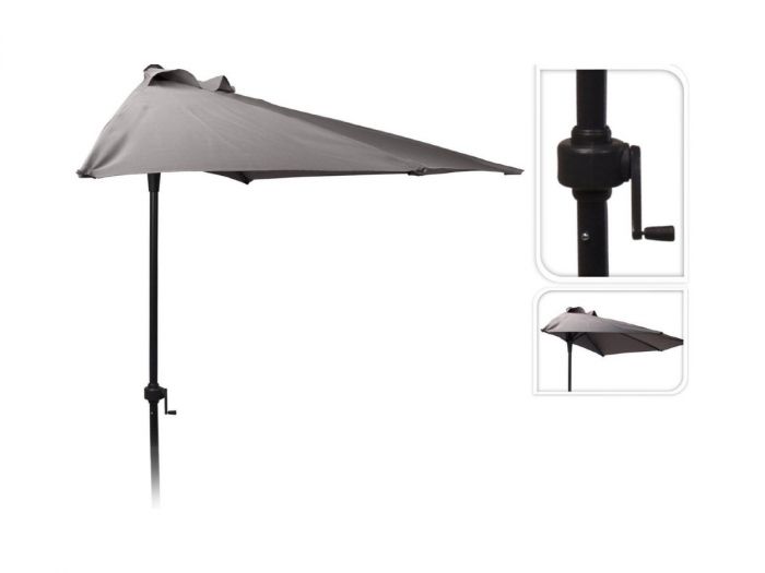 PARASOL DEMI ROND DIA 250CM