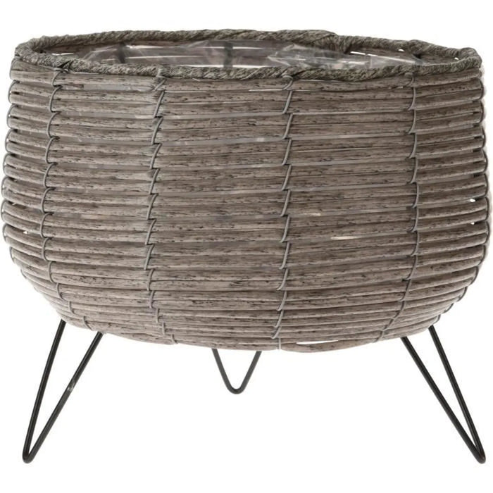 BLOEMPOT OP STANDAARD 25X15X23