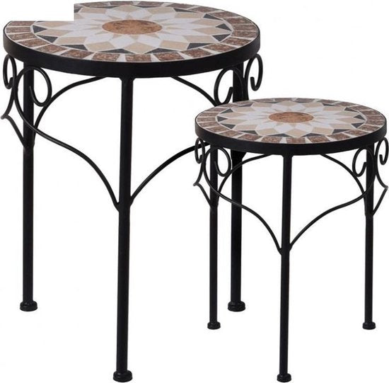 ENSEMBLE DE TABLES D'APPOINT 2PCS