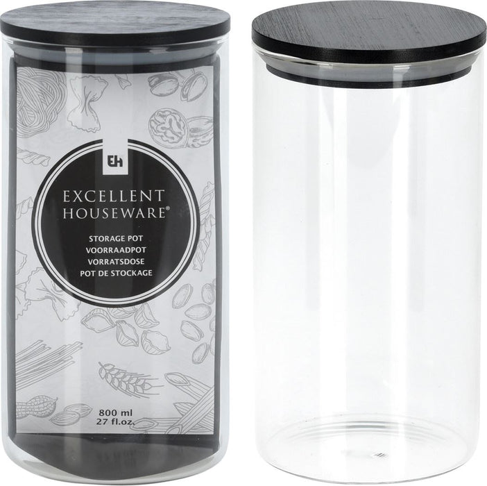 VOORRAADPOT 800ML BOROSILICAAT