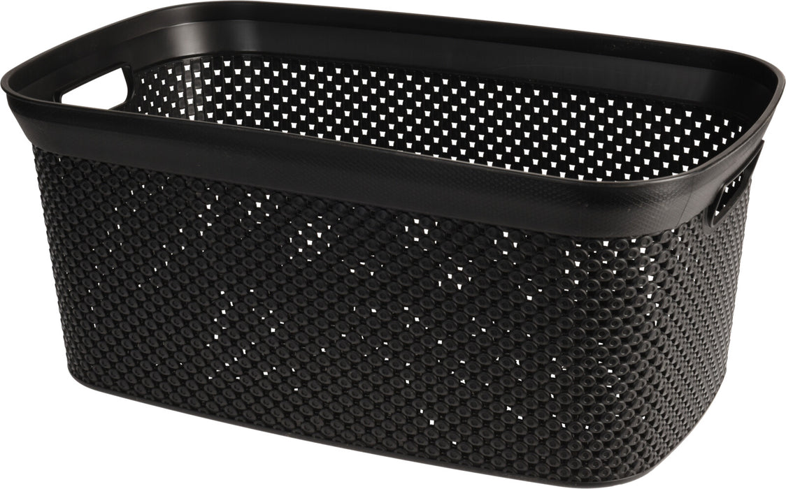 PANIER À LINGE PP 35LTR NOIR CL