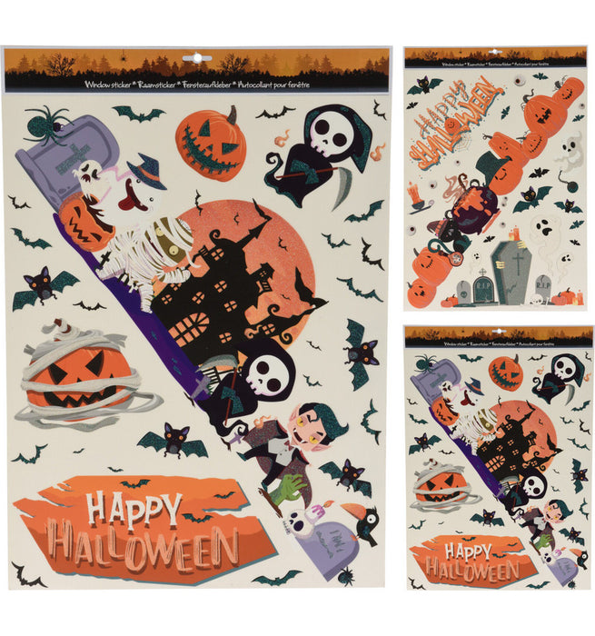 RAAMSTICKER 60X42CM MET GLITTE