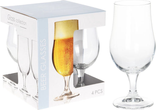 BEER GLASS MUNIQUE SET OF 4PCS, GLASS, 370ML / 12,51OZ, DIA 8XH18