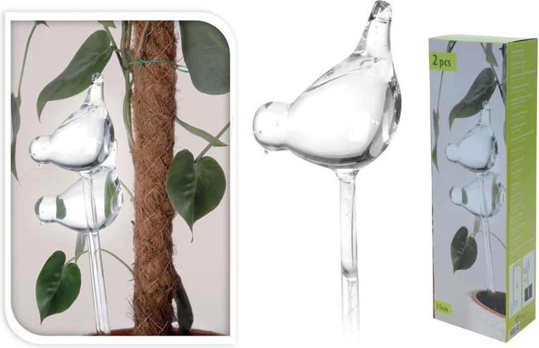 DISTRIBUTEUR D'EAU ENSEMBLE D'OISEAUX 2PCS