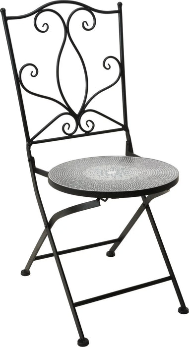 CHAISE BISTRO 38X38XH90CM NOIRE