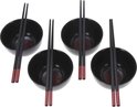 SET DE SUSHI 8PCS DANS UNE BOITE DE COULEUR