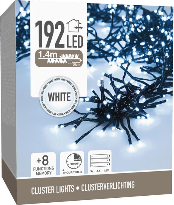 CLUSTERVERLICHTING 192LED WIT