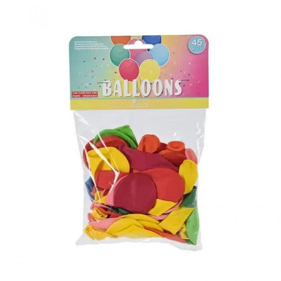 BALLONS 8 POUCES, ENSEMBLE DE 45,