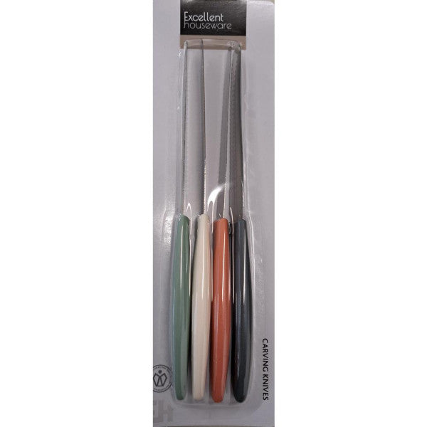 COUTEAU À STEAK ACIER INOXYDABLE SET/4PCS 205MM