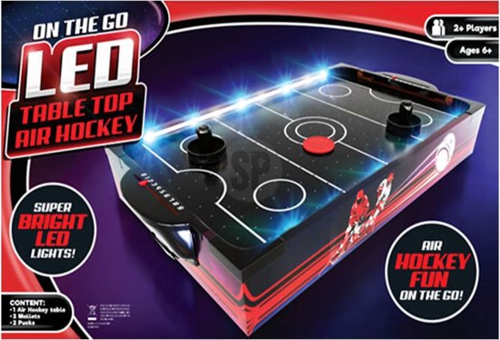 AIR HOCKEY LED TAFEL 485X300MM EXCL BAT