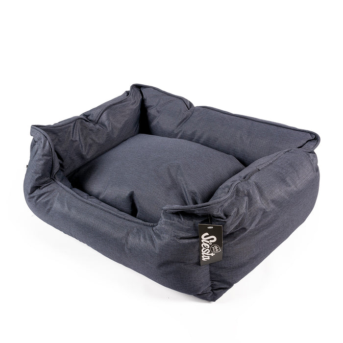 LIT POLY SIESTA AQUA M 85X70X22CM BLEU