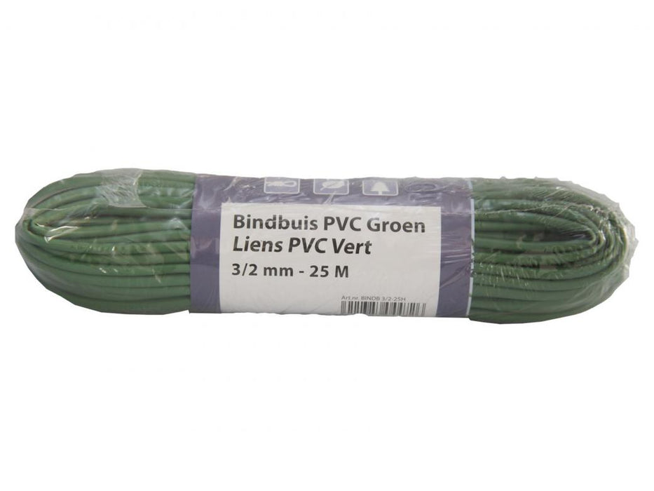 BINDBUIS PVC GROEN 3/2MM-25M STRENG