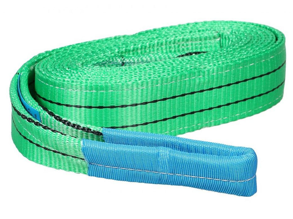 HIJSBAND GROEN 60MM 2000KG LENGTE 2M