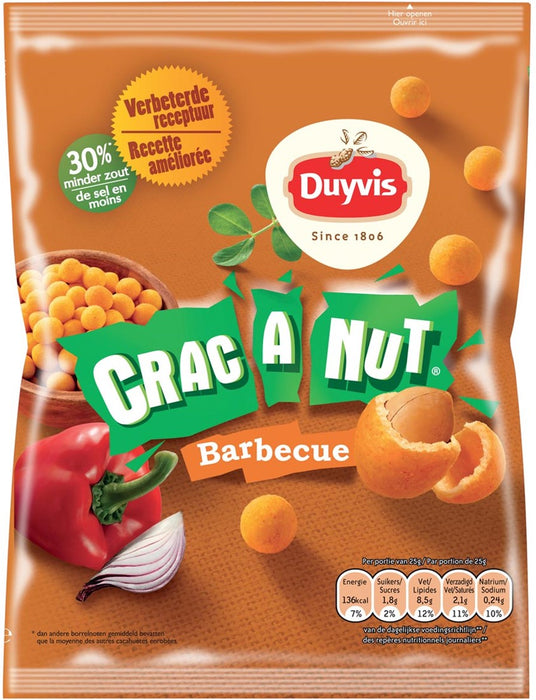 DUYVIS CRAC-NUT BARBEQUE 200GR