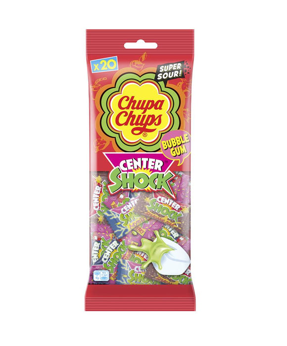 CHUPA CHUPS GOMME CENTRE CHOC FUN PACK 80G