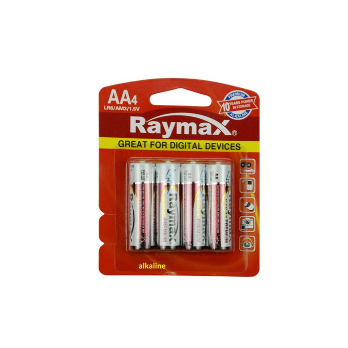 BATTERIE RAYMAX PENLITE AA LR6 4PCS ALCALINE