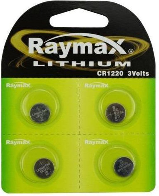 BATTERIE RAYMAX PILE BOUTON 3V CR1220 4DLG