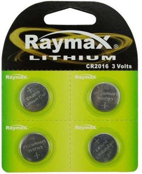 BATTERIE RAYMAX PILE BOUTON 3V CR2016 4DLG