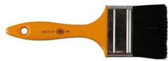 BROSSE PLATE(3")70MM JAUNE BENSON