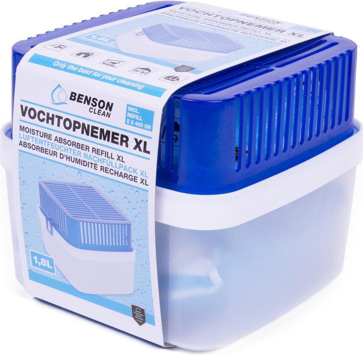 ABSORBEUR D'HUMIDITÉ XL 1,8L 2 X 400GR