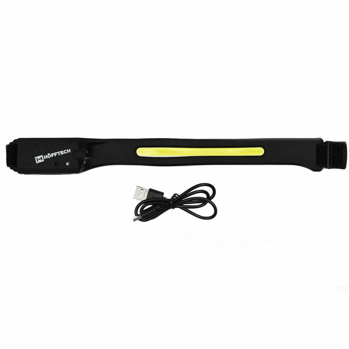 HOOFDLAMP SILICONE 3W LED + COB OPLAADBAAR