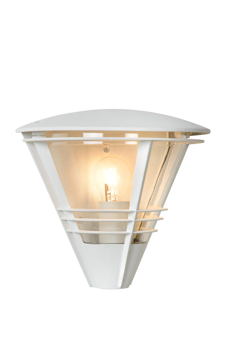 LIVIA WANDLICHT IP44 E27 W11.5 L27 H25CM WIT