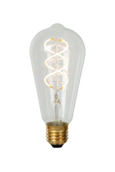 LUCIDE ST64 - LAMPE À FILAMENT - Ø 6,4 CM - LED DIMB. - E27 - 1X4,9W