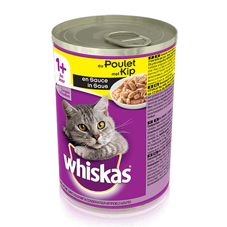 WHISKAS 400G C SAUCE POULET