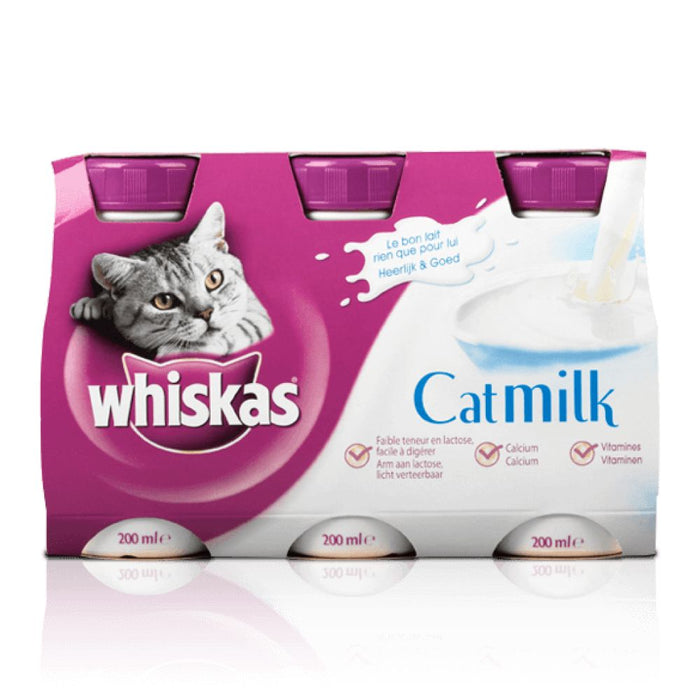 WHISKAS 3X200G DRINKS CAT MILK