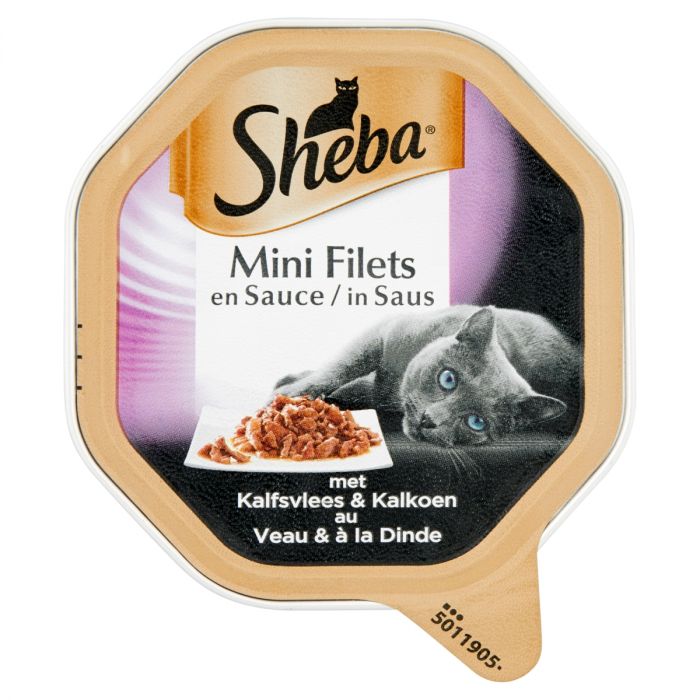 SHEBA 85G A MINIFILETS VEAU&amp;CITRON