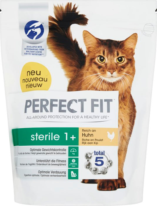 PERFECT FIT CAT DRY POULET STÉRILE 1,4 KG