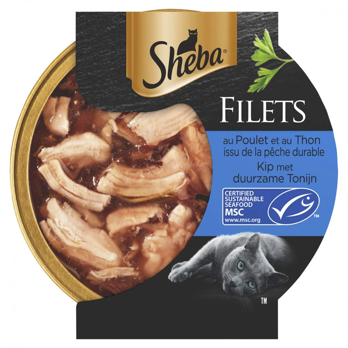 PLATEAU SHEBA 60G - VRAI FILET DE THON