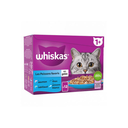 WHISKAS 12*85G POUCH MIXED
