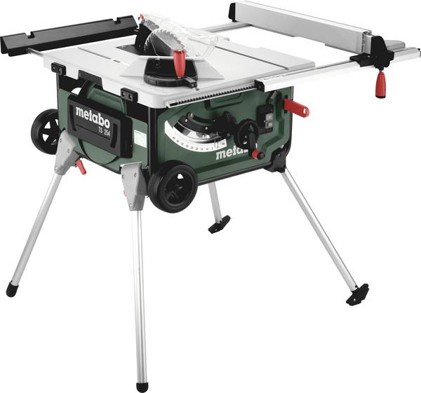 TABLE DE SCIE METABO TS 254 SUR CHÂSSIS PLIANT - 2000W - 254