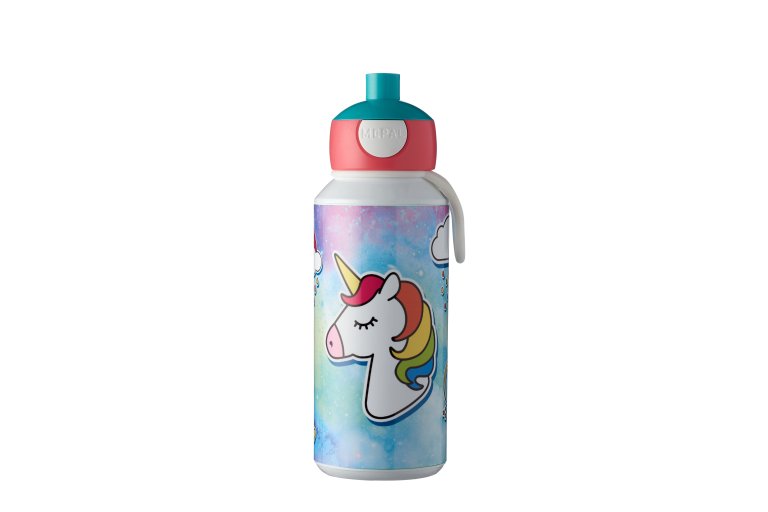 BOUTEILLE À BOISSON POP-UP CAMPUS 400 ML - LICORNE