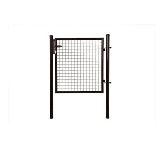 TUINPOORT ZWART ENKEL 150X175CM